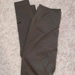 Olive green Nike leggings
